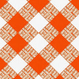 Autumn Festival Plaid with Interlocking Crosshatch(Orange)