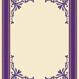 Arabesque Scroll with Flowing Tendril and Decorative Borders(Ivory)
