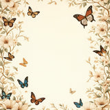 Beige Floral Non Slip(Beige)