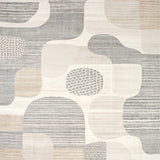 Contemporary Beige Featuring Subtle Grey Tones and Artistic Spotted Motifs(Beige)
