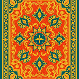 Harvest Sunset Medallion Decorative Floor Covering(Red)