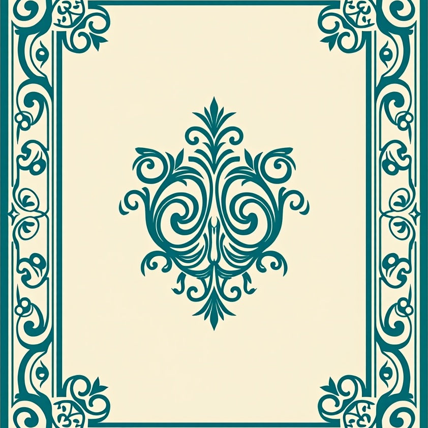 Vintage Scrollwork with Classical European Design (Beige) - ODIKA