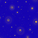 Midnight Stellar Nebula Celestial Wonder Decorative(Blue)