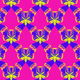 Interlocking Lotus with Stylized Floral(Pink)