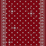 Nordic Constellation with Celestial Winter Wonderland Theme(Red)