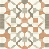 Chic Area Featuring Subtle Geometric Designs in Warm Tones(Beige)
