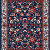 Contemporary Abstract Floral Touch(Blue)