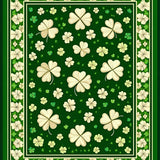 Charming Green Tiled Design(Green)