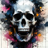 Artful Grey and Black Motif(Black)