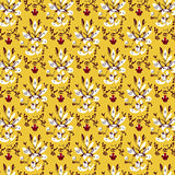 Winter Bloom Interlocking Arabesque Medley(Yellow)