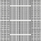 Horizontal Band Classic Floor Covering with Parallel Design(Black)