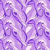 Lilac Chevron Waves with Subtle Abstract Accents(Purple)