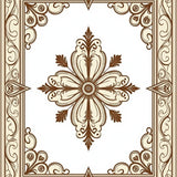 Ancient Tapestry Heirloom Decorative Swirl Artisan Crafted(Beige)