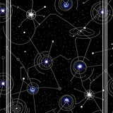 Celestial Navigation Stellar Map Constellation Guide Astral Path(Black)