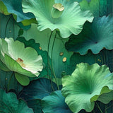 Elegant Geometric Composition(Green)