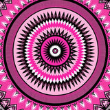 Artisan Boho Sunburst Ornamental (Pink)