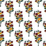 Rustic Charm Showcasing Wildflower Clusters and Delicate Foliage (Yellow)