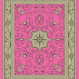 Scroll Work with Patina Accents (Pink) - ODIKA