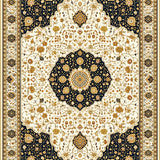 Fringe Beige Area Bohemian Inspired Design(White)