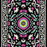 Verdant Tapestry Elaborate Intricate Detailed Exquisite (Black) - ODIKA