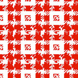 Harvest Lattice Decorative Farmhouse Plaid Buffalo Checkered(Red)