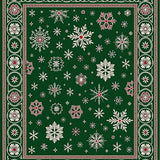 Festive Snowflake Wonderland Holiday Design(Green)