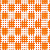 Harvest Checkered with Classic Autumn Grid Design(Orange)