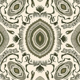 Intricate Paisley with Muted Tone Artisan Crafted(Beige)