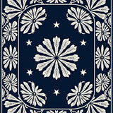 Retro Bloom Constellation Motif With Inspiration (Blue)