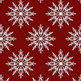 Festive Snowflake Winter Wonderland Holiday Decorative Accent(Red)