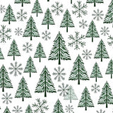Snowflake Pine Tree Half Moon Doormat Non Slip Entrance Holiday(Green)