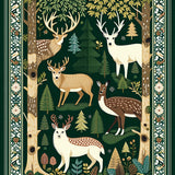 Transitional Earthy Textured Print(Green)