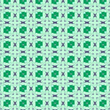 Gingham Trellis Verdant Basketweave Crisscross Jade Mosaic(Green)
