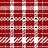 Festive Tartan Check with Classic Plaid Motif and Holiday Accents(Red)