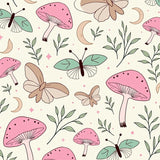 Celestial Moth Mushroom Enchanted Forest Area(Pink)