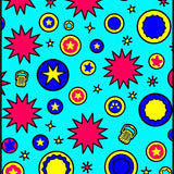 Rescue Team Featuring Playful Badge Icons (Red)