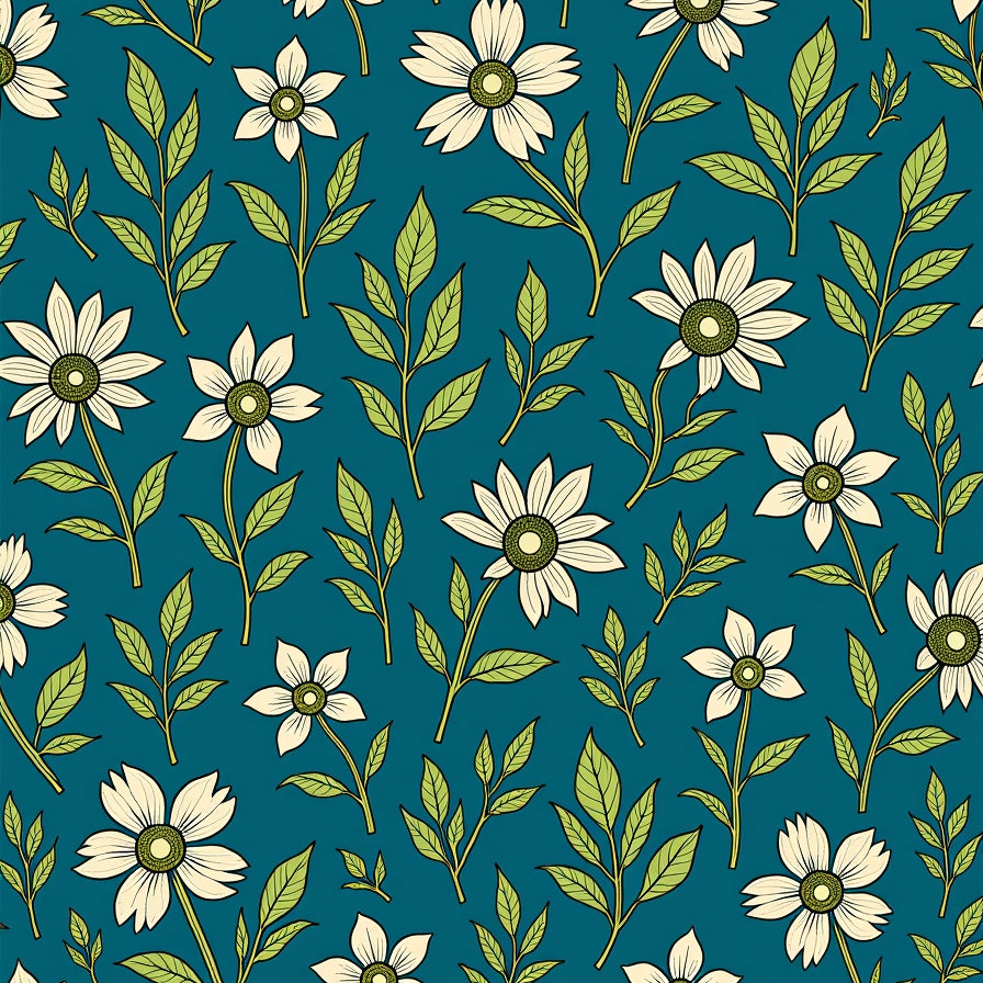 Enchanted Forest Bloom Accent (Blue) - ODIKA