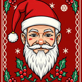 North Pole Magical Yuletide Entryway Welcome Decoration(Red)