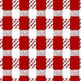 Holiday Checkerboard with Alternating Square Grid(Red)