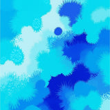 Abstract Watercolor Splash Artistic Contemporary Modern(Blue)