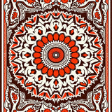 Bohemian Pathway Rustic Farmhouse Style(Brown)