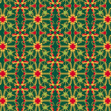 Nordic Starburst Interlocking with Gilded Filigree Accents(Green)
