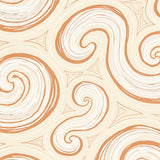 Nimbus Swirl Abstract Hypoallergenic Floor Covering(Beige)