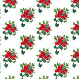 Festive Holly Berry Wreath Holiday Themed Floor(Red)