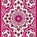 Bloom Decorative Accent with Intricate Floral Motifs (Pink)