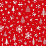Joyful Yuletide Decorative Floor Covering(Red)