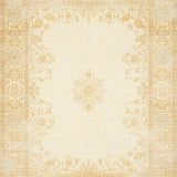 Heritage Collection Area With Antiqued Ornamental Design(Beige)