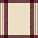 Tartan Plaid Design Cottage Checkered Welcome Entry Accent(Ivory)