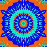 Celestial Mosaic Starburst Radiant Jewel Toned(Orange)