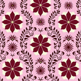 Vintage Poinsettia Bloom Botanical Christmas Accent Design(Pink)